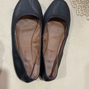 Lucky Brand Women's Classic Black Flats